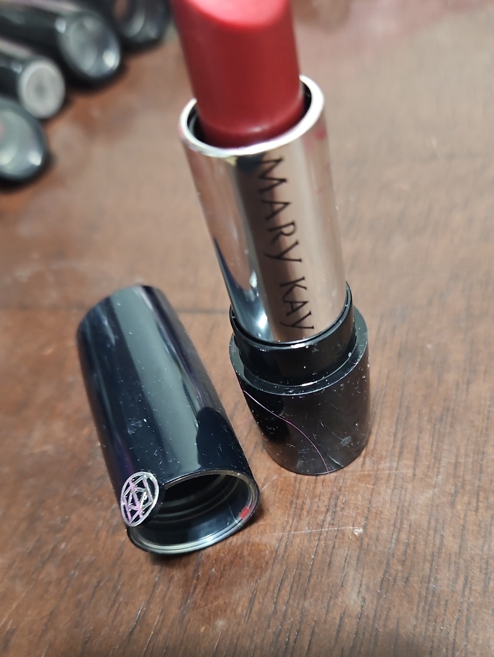 Mary Kay Scarlet Red Lipstick - Deep Red Shade
